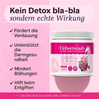 Einhornstaub | 1 + 1 Gratis Aktion (2-Monats-Darmkur)