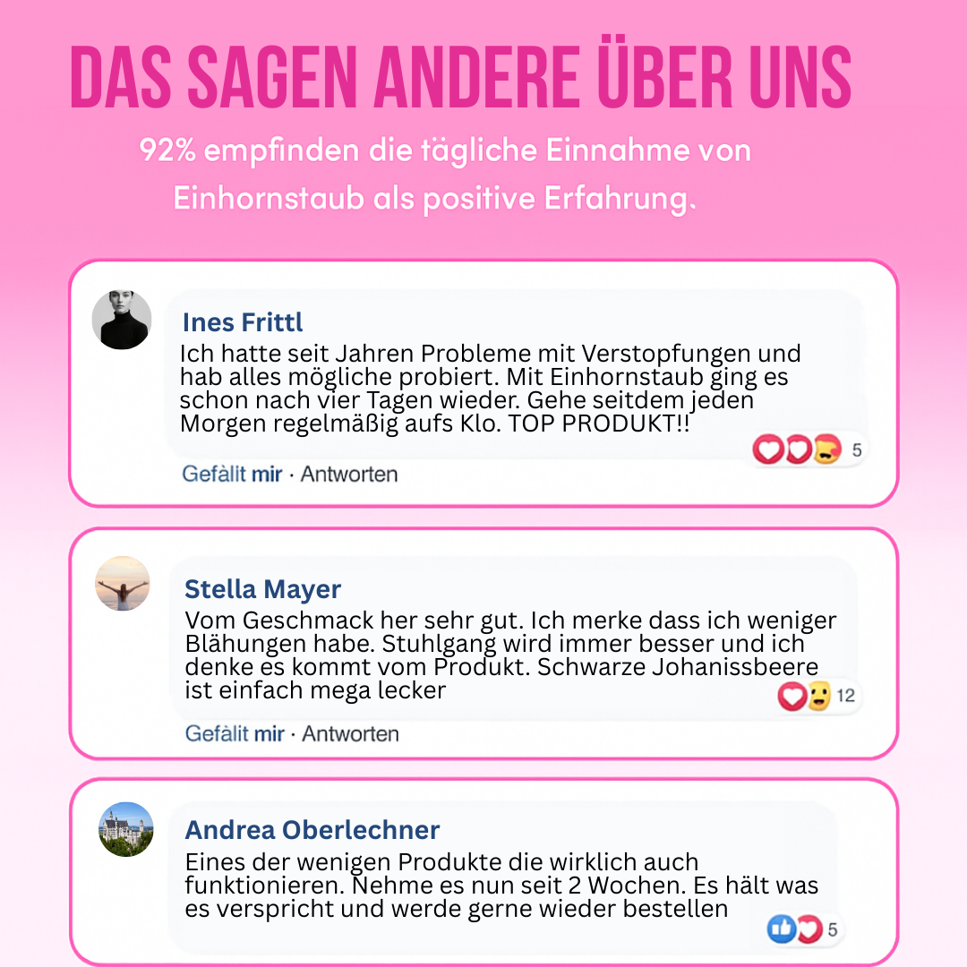 Einhornstaub | 1 + 1 Gratis Aktion (2-Monats-Darmkur)