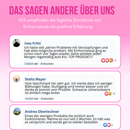 Einhornstaub | 1 + 1 Gratis Aktion (2-Monats-Darmkur)