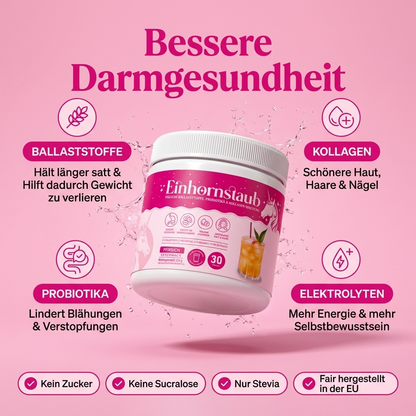 Einhornstaub + Trinkflasche für unterwegs