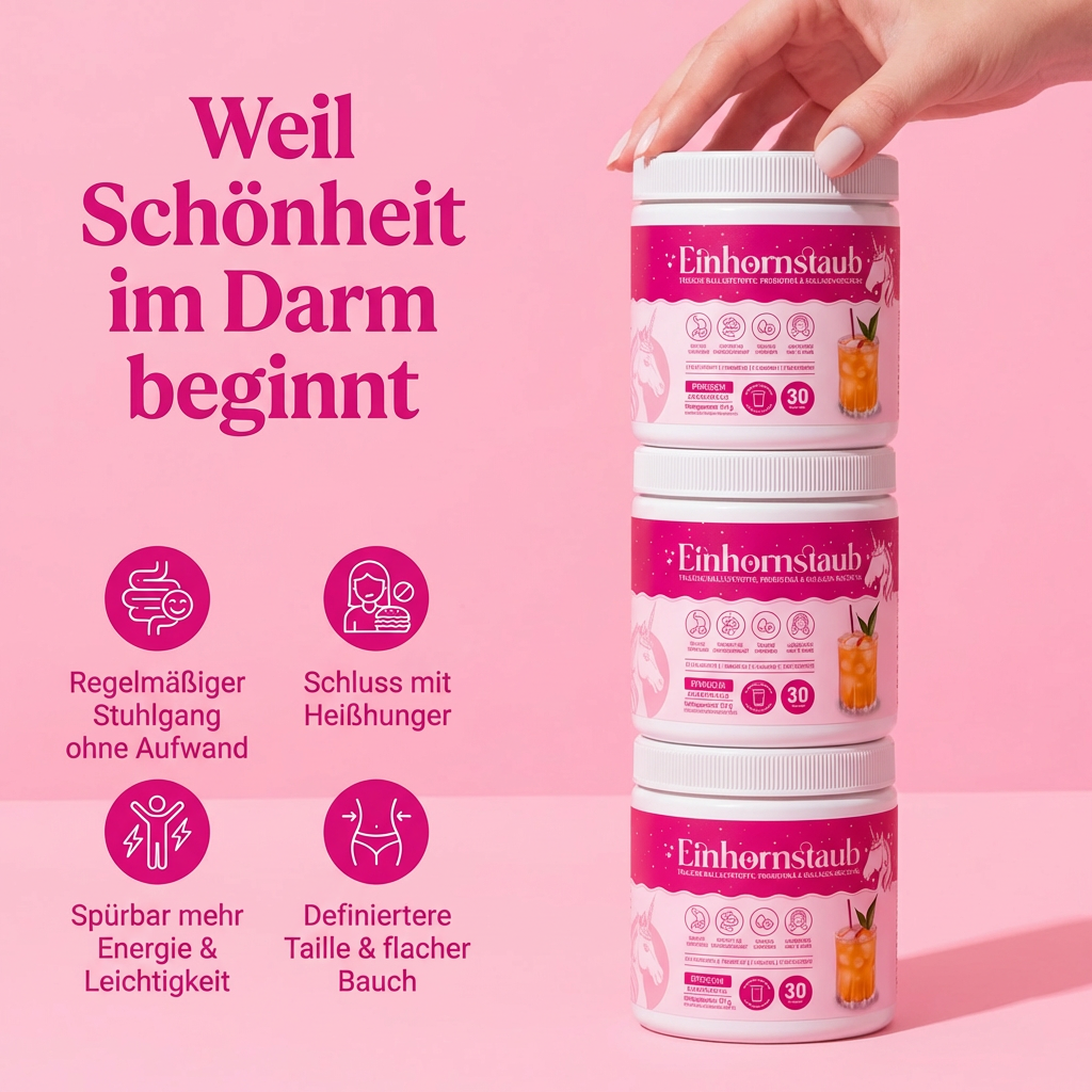 Einhornstaub + Trinkflasche für unterwegs