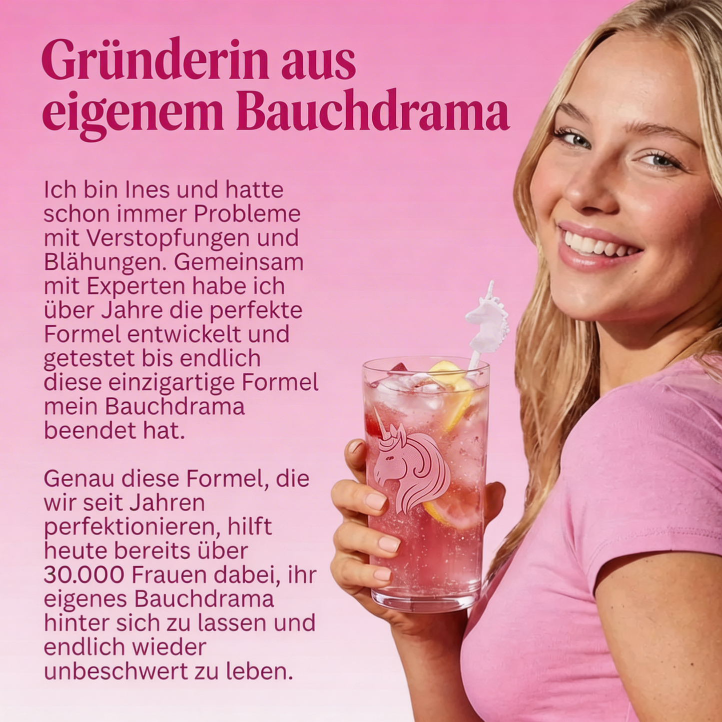 Einhornstaub + Trinkflasche für unterwegs