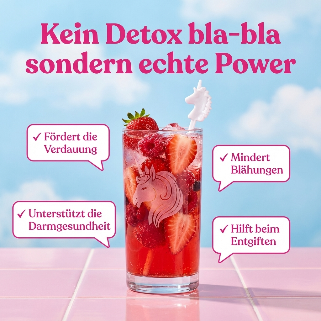 Einhornstaub + Trinkflasche für unterwegs