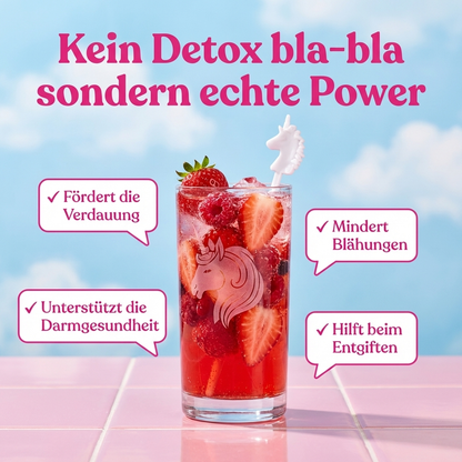 Einhornstaub + Trinkflasche für unterwegs